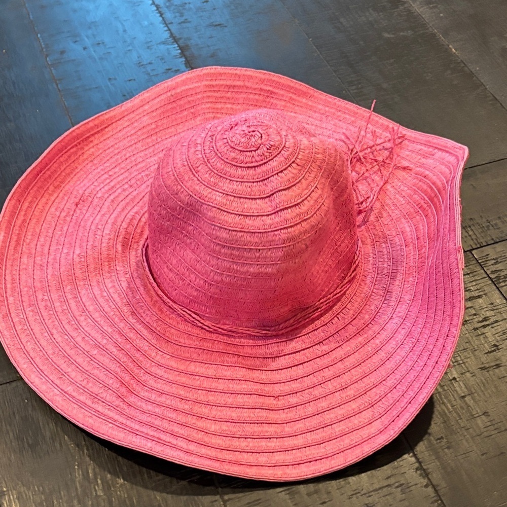 Panama Jack Elegant Pink Sun Hat Beach